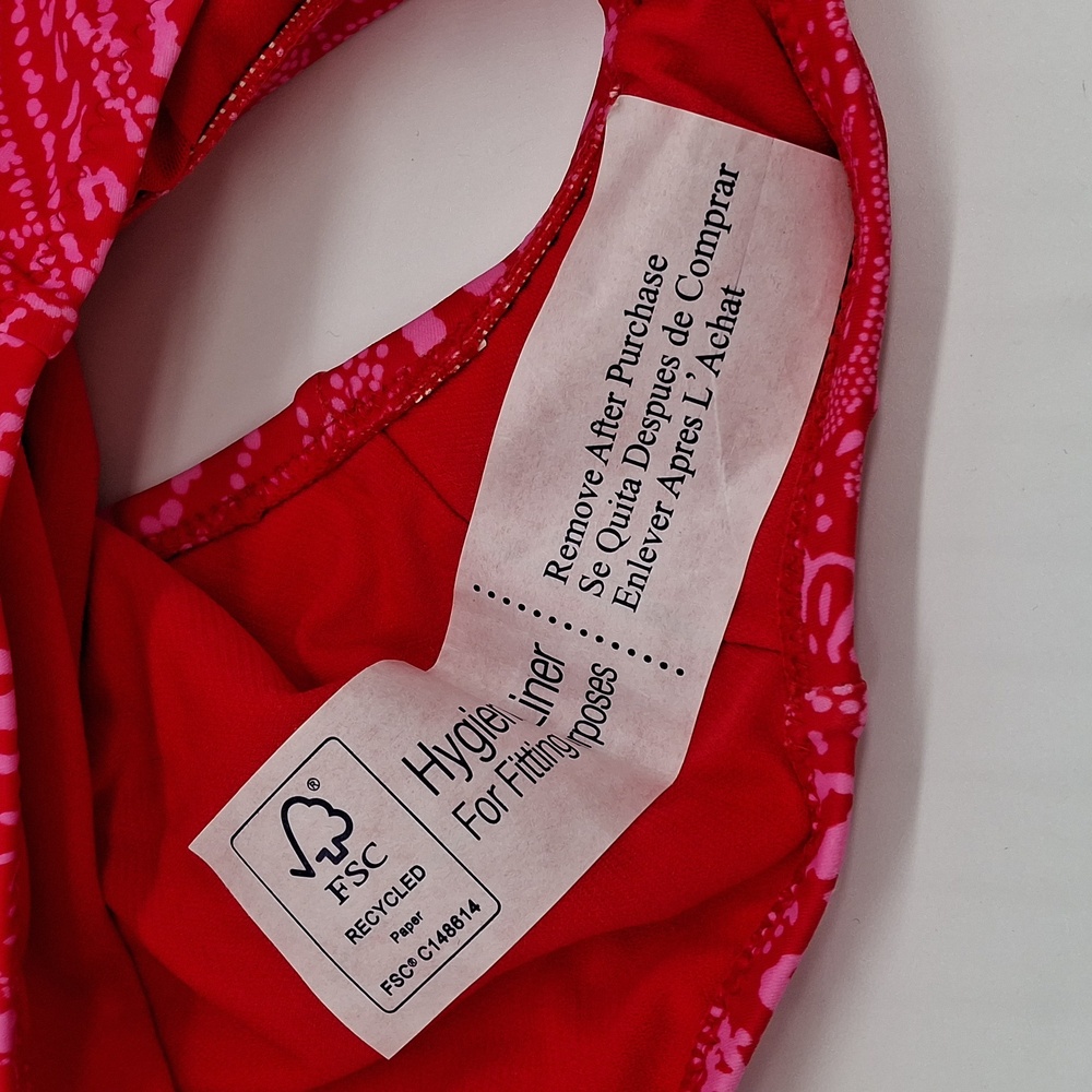 Raisins Las Virgenes Via Top Island Plus Bottom 2pc Bikini Set Red 20W - Picture 14 of 16